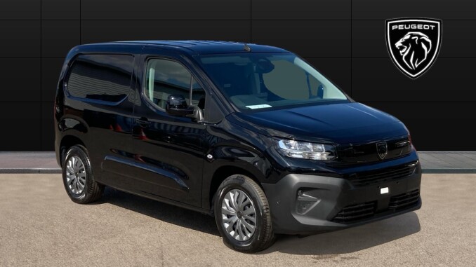 Peugeot Partner E-M 100kW 52kWh Asphalt Van Auto - Image 1